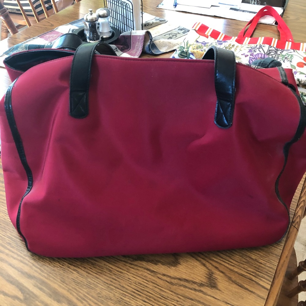 Stylish Red Tote Bag
